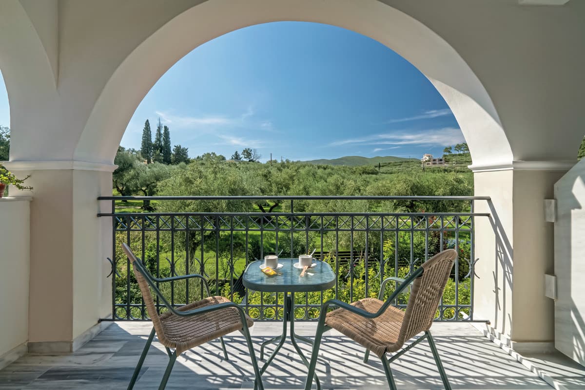 Wohnbeispiel Doppelzimmer Gartenblick