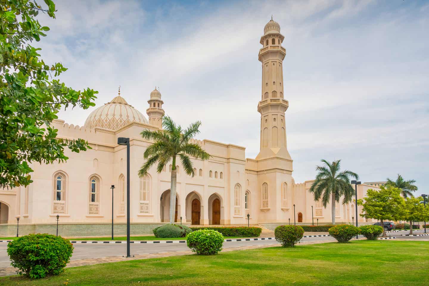 Die Sultan-Qaboos-Moschee in Salalah