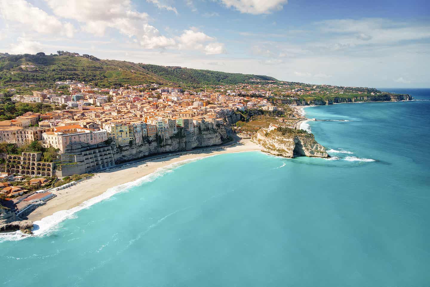 Strand von Tropea in Kalabrien