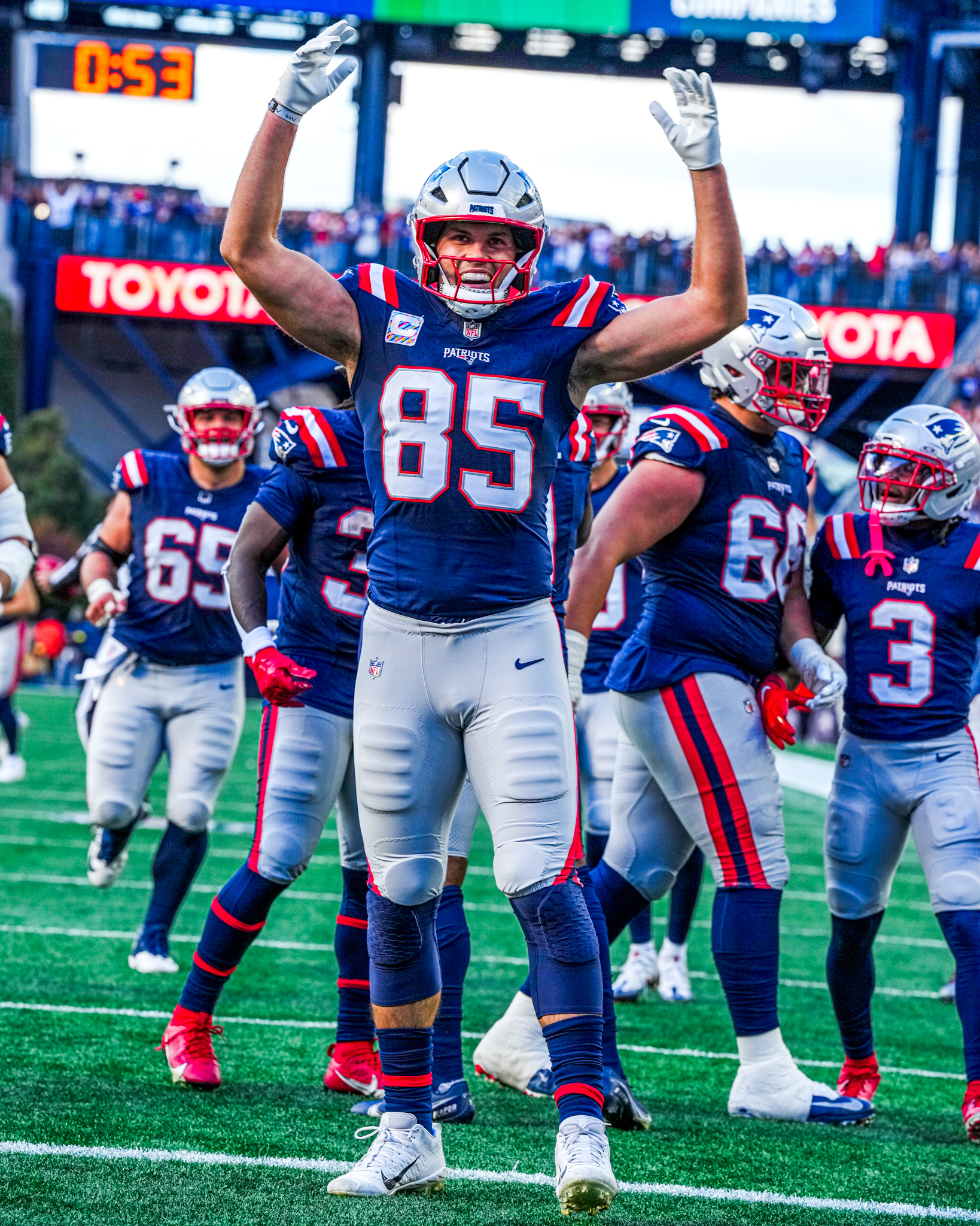 Patriots feiern