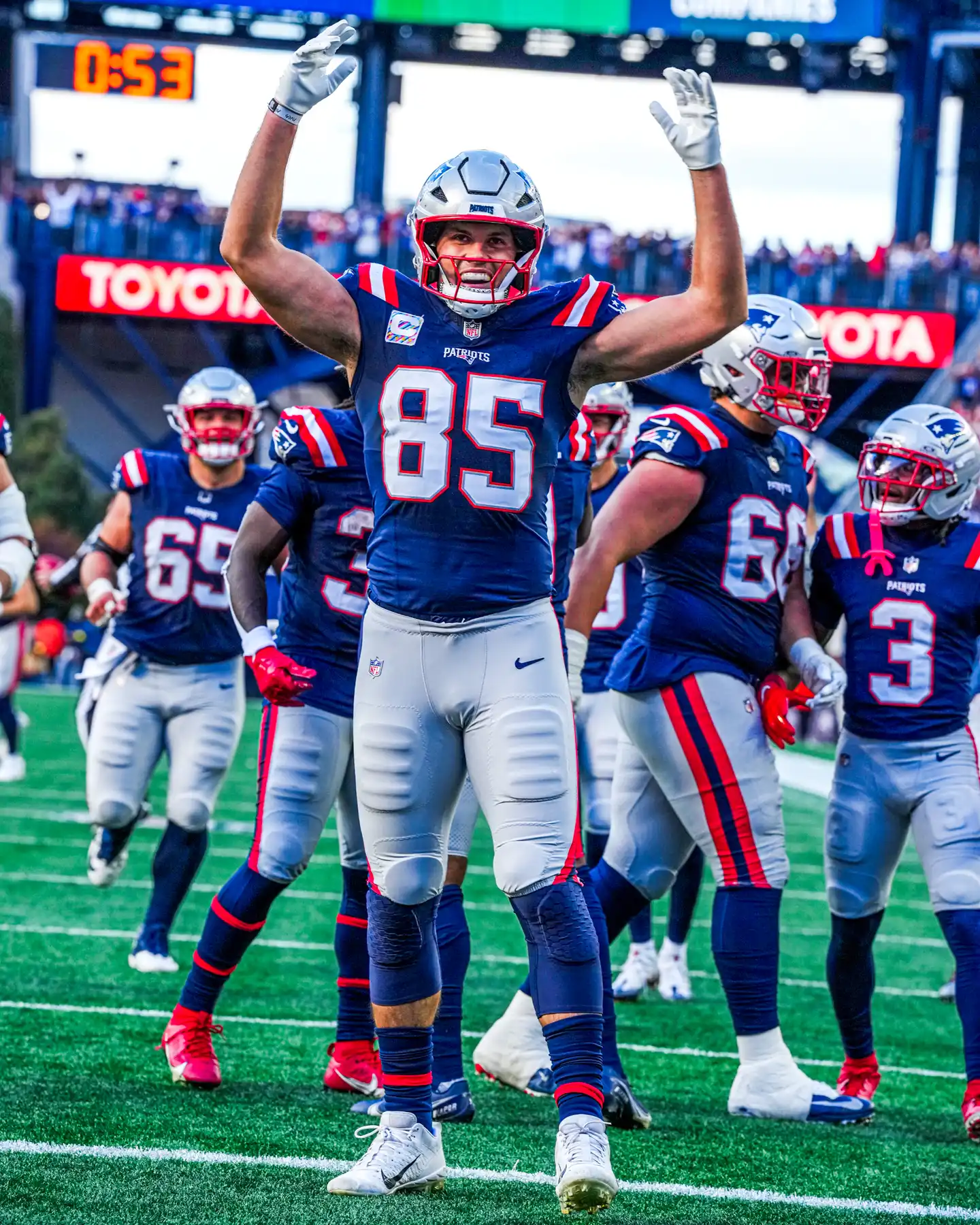 New England Patriots feiern New England Patriots feiern