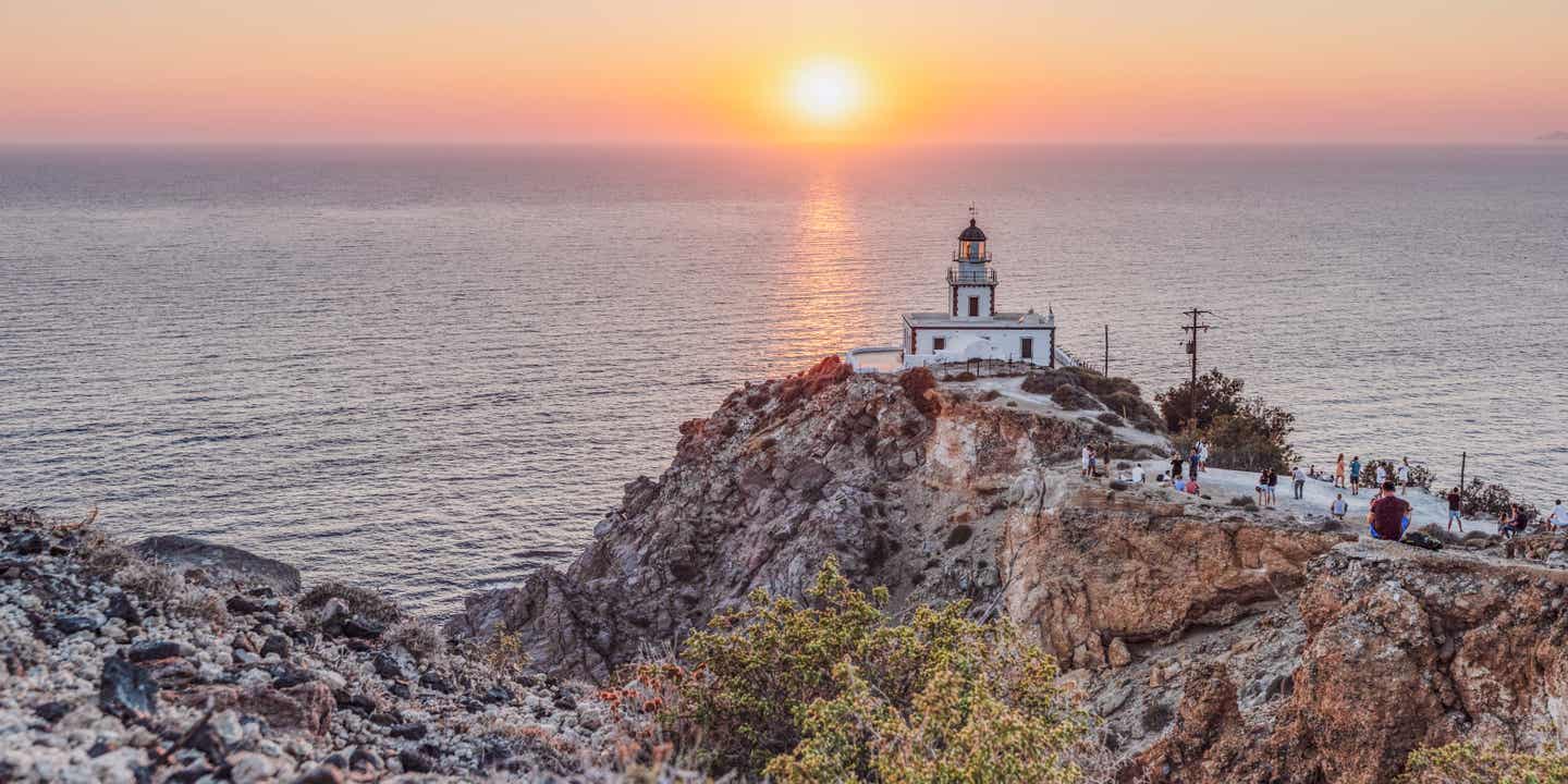 Sonnenuntergang bei Akrotiri