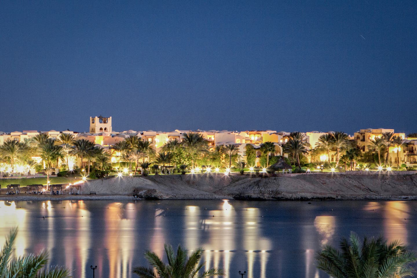 Marsa Alam Sehenswürdigkeiten - Strand bei Nacht