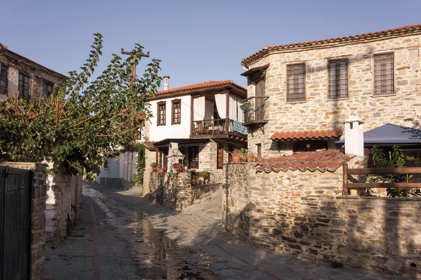 Chalkidiki Sehenswürdigkeiten: Nikiti-Dorf auf Sithonia