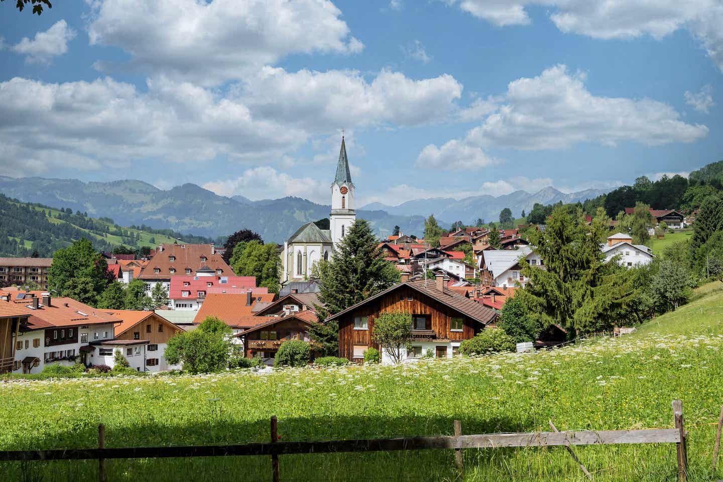 Idyllisches Bad Hindelang im Allgäu