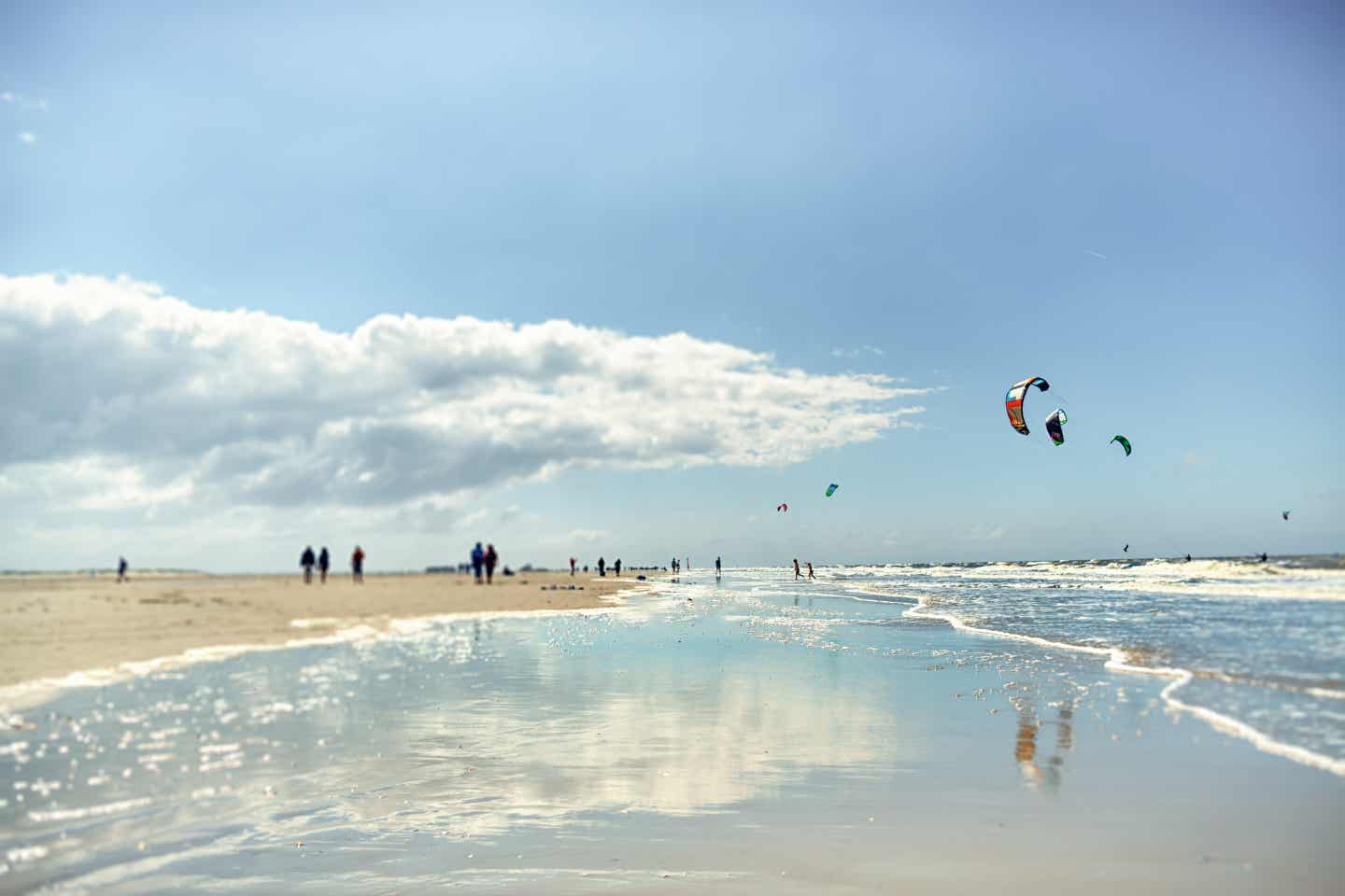 Strandurlaub in Deutschland: der schier endlose Strand von St. Peter-Ording