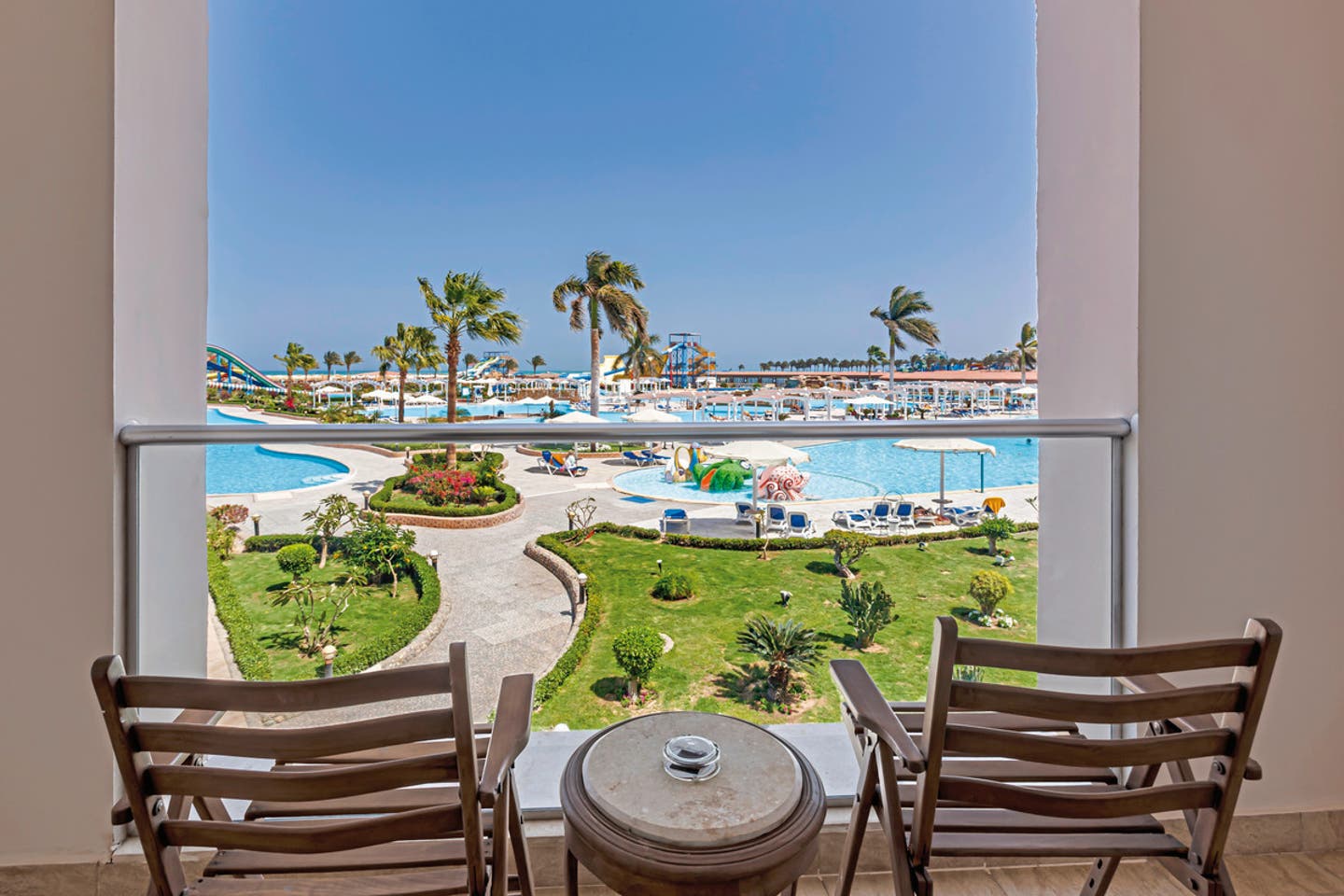 Beispiel Balkon Doppelzimmer Superior Poolblick