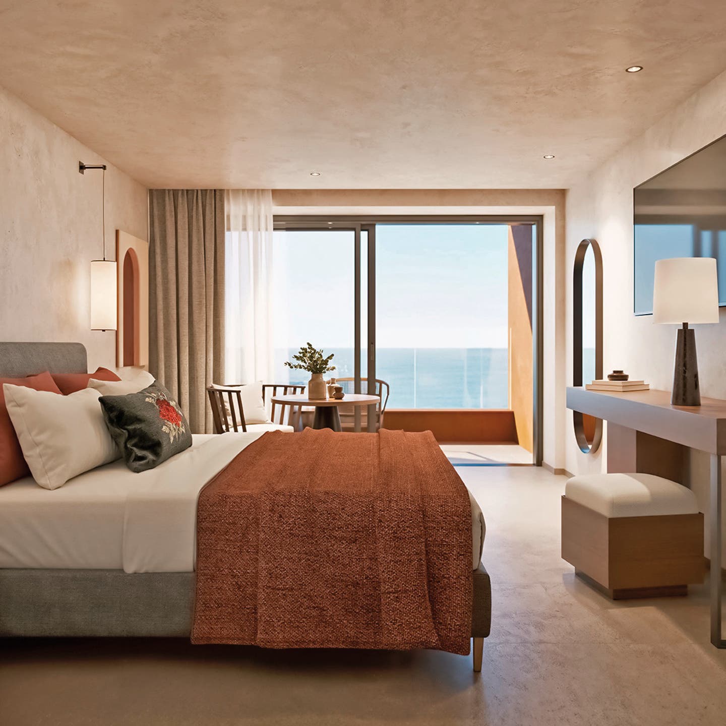 Wohnbeispiel Doppelzimmer Komfort Meerblick