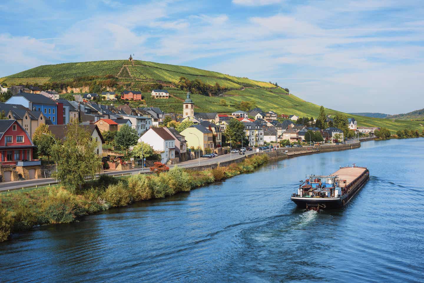 Mosel in der Nähe von Luxemburg