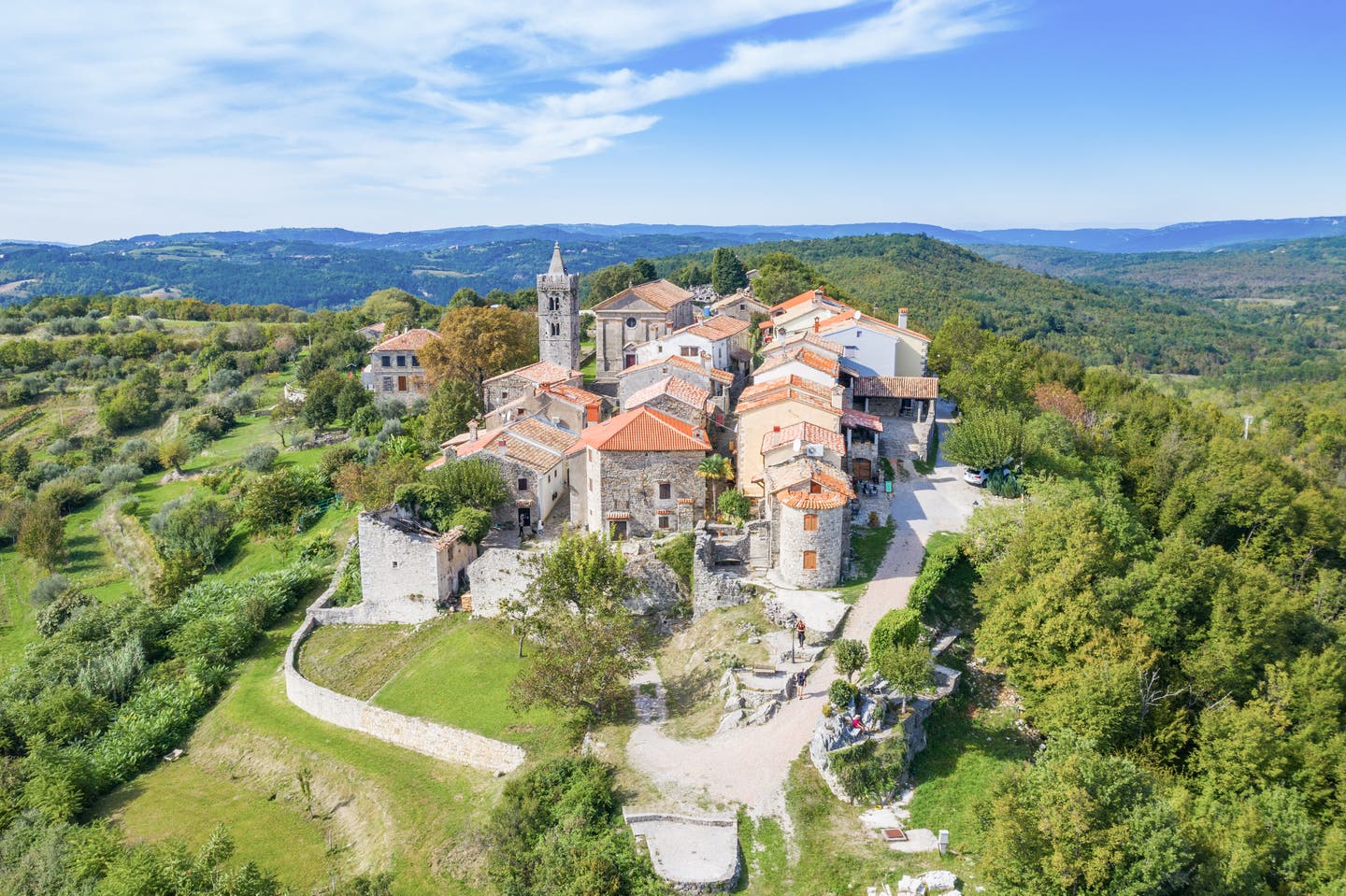 Hum in Kroatien: die Altstadt