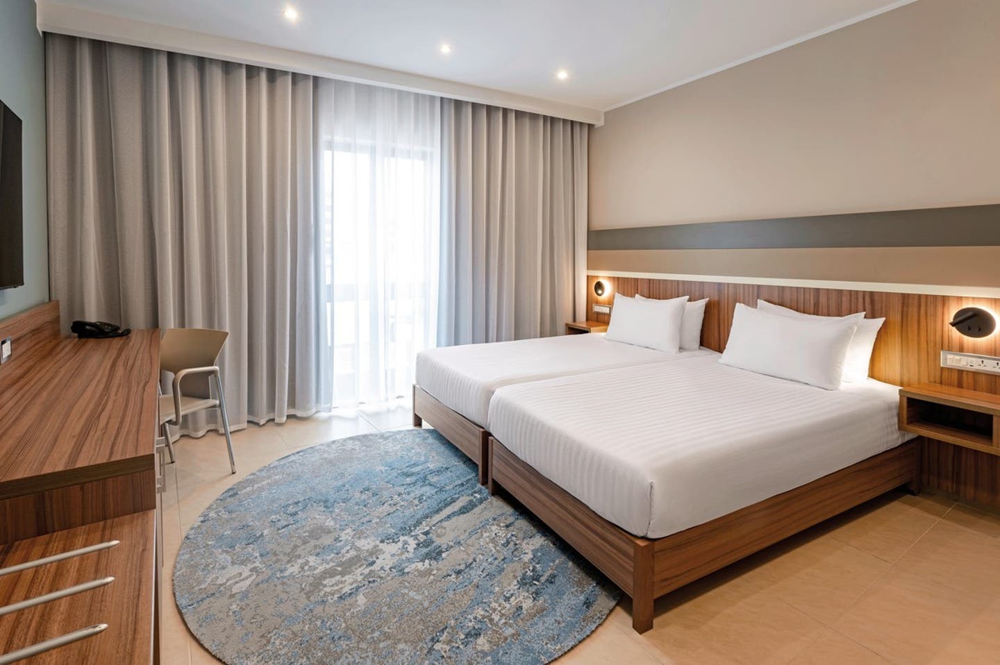 Wohnbeispiel Doppelzimmer Twin Guest Room