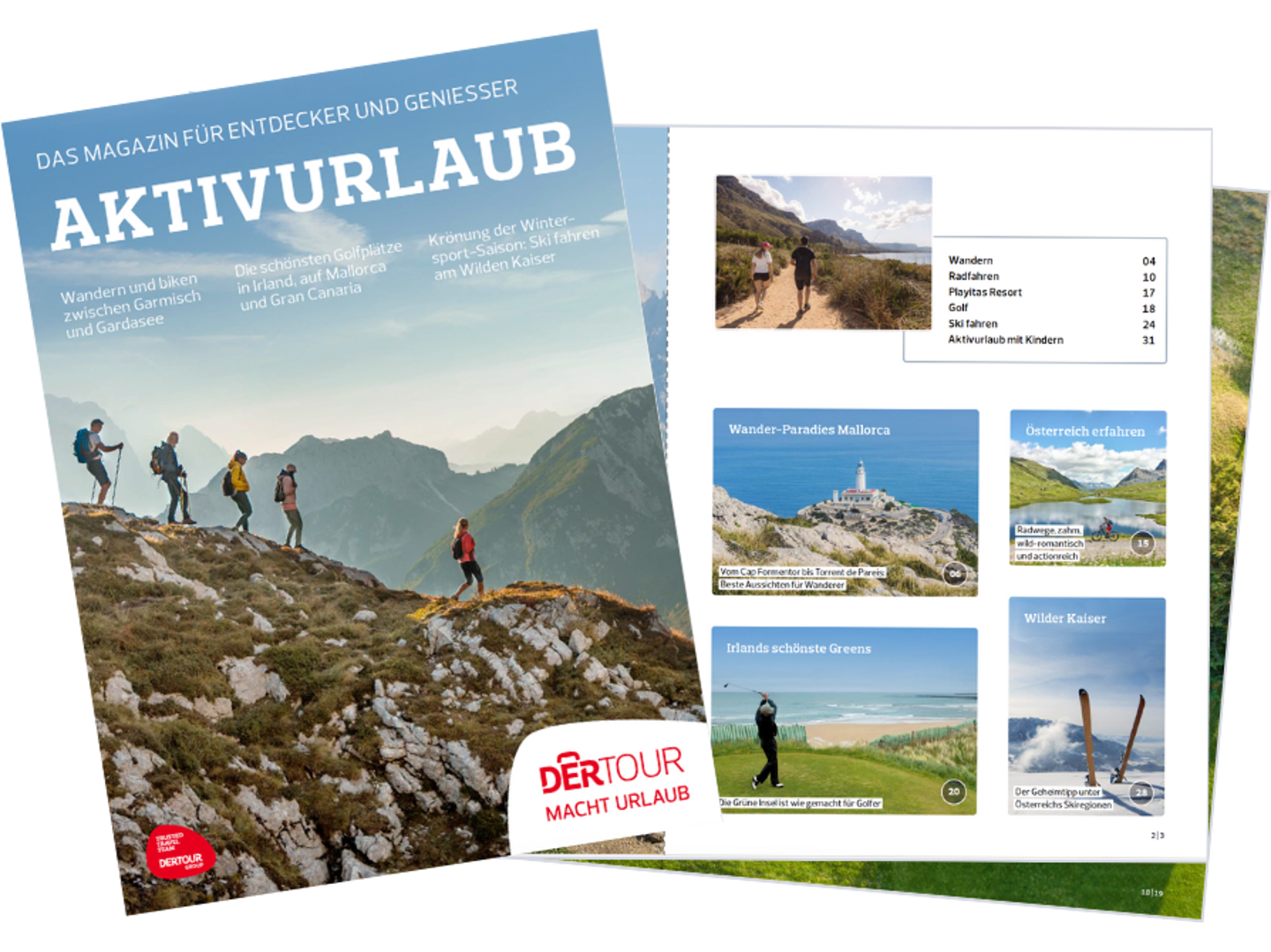 Themenwelt-Magazin Aktivurlaub