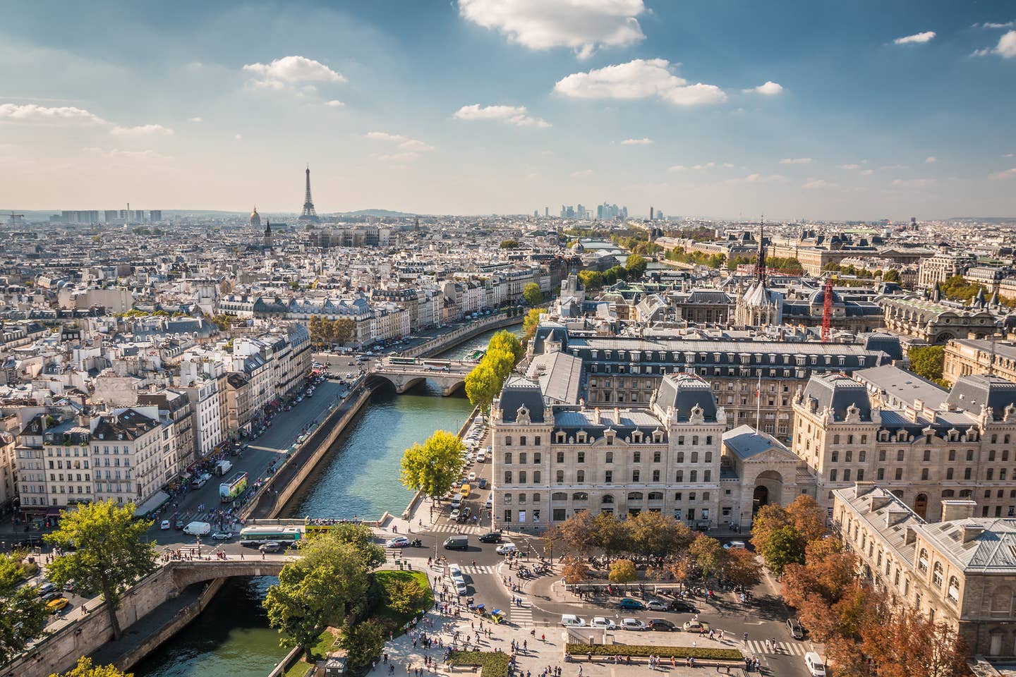Kurzurlaub: Blick über Paris