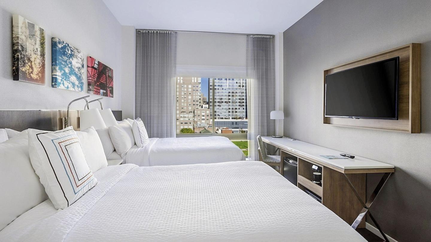 Wohnbeispiel Guest Room Two Double beds