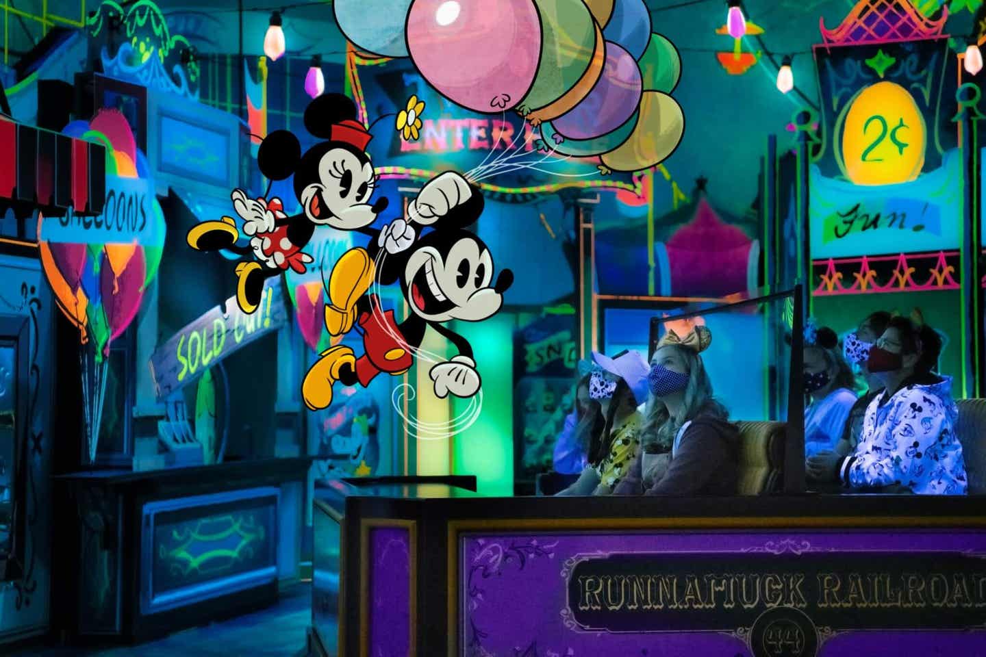 Fiktion und Realität verschwimmen in Mickey & Minnie’s Runaway Railway