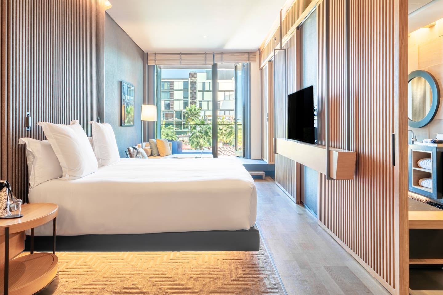 Schlafzimmer des Bliss King Resort View Guestrooms