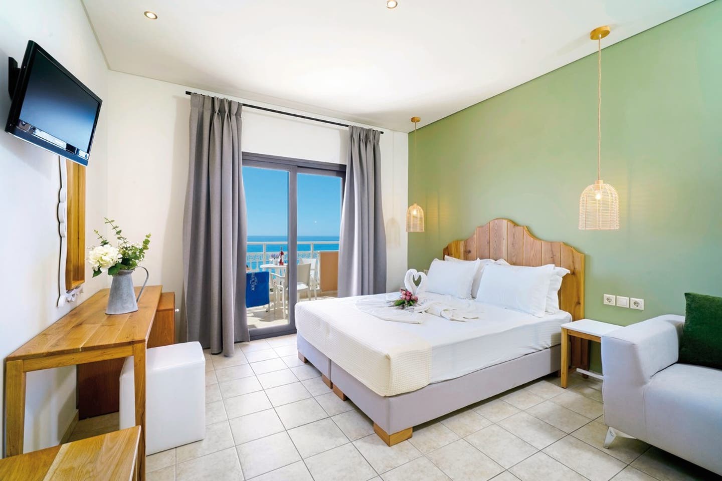 Wohnbeispiel Doppelzimmer Deluxe Meerblick