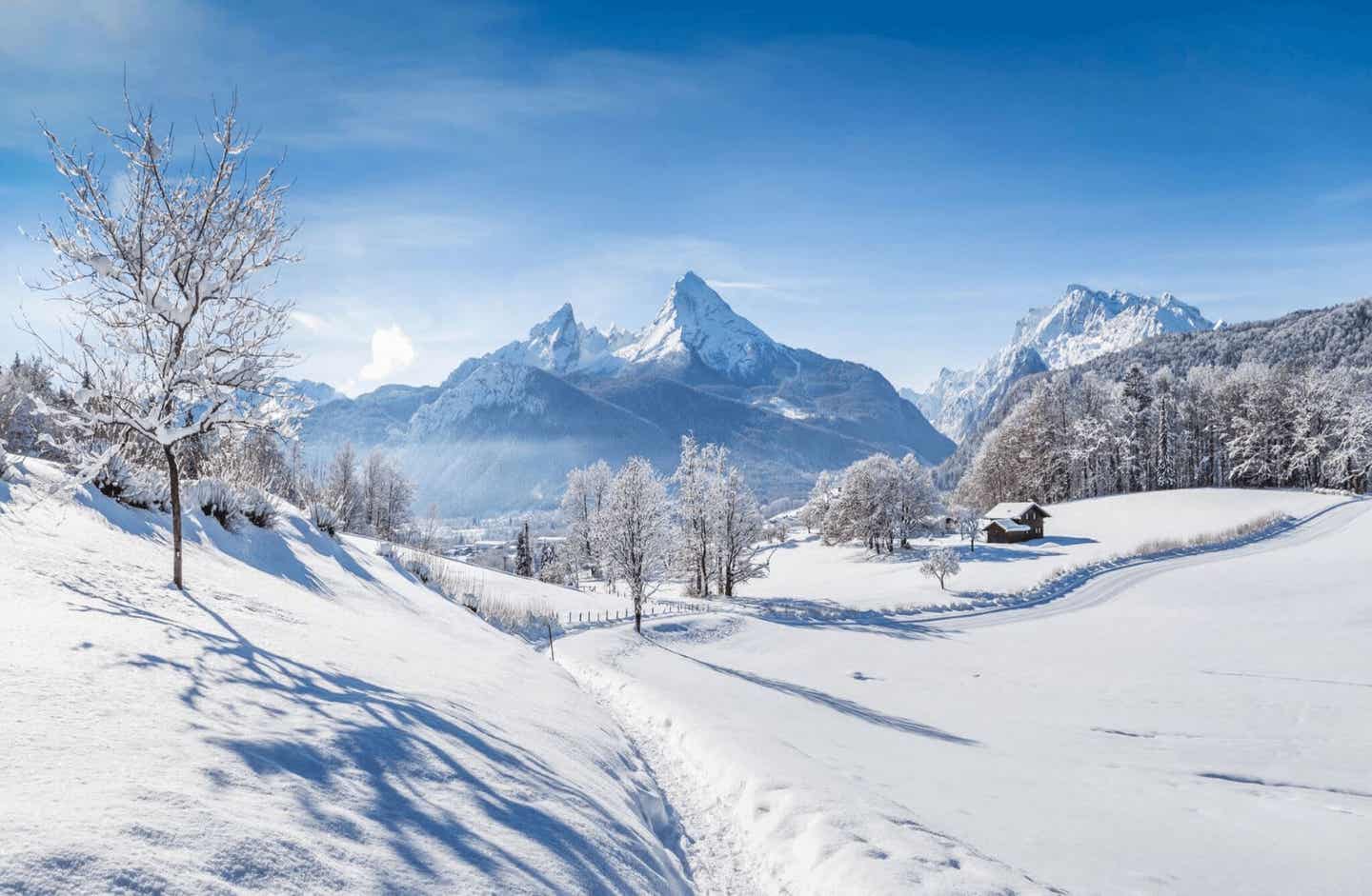 Wandern im Schnee: Österreichs Alpen