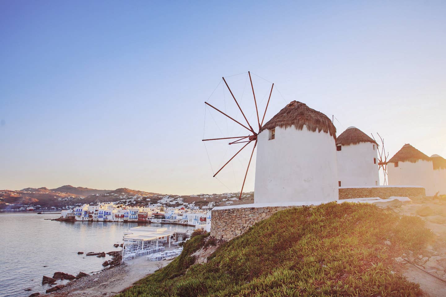 Mykonos – die typischen Windmühlen