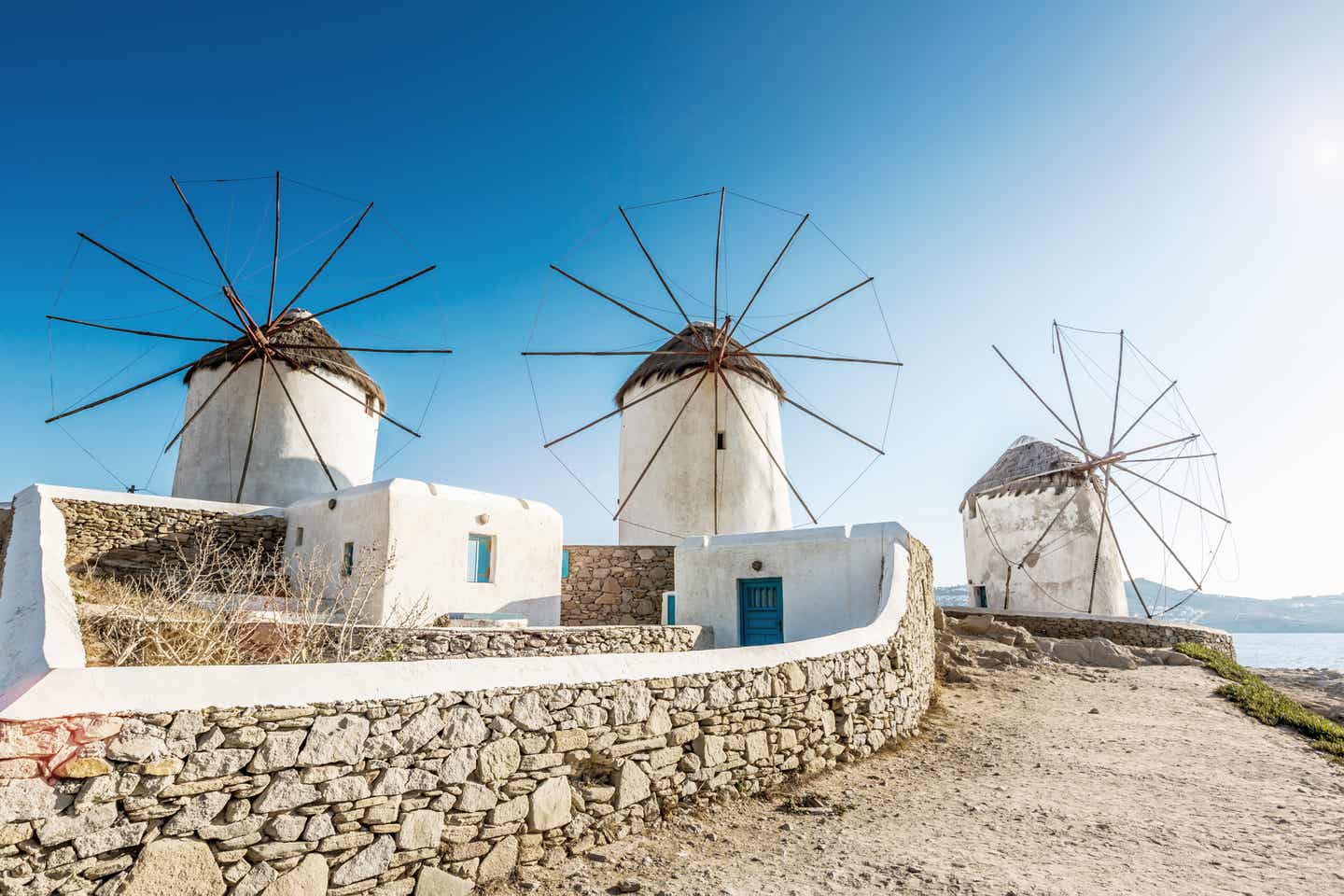 Die Windmühlen von Mykonos: Sehenswürdigkeit