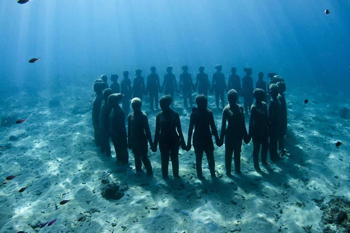 Unterwasser-Menschenkreis – Jason deCaires Taylor