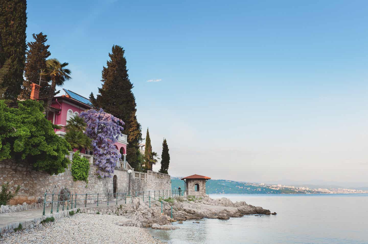 Kvarner Bucht Urlaub - Blick auf Opatija, Kroatien