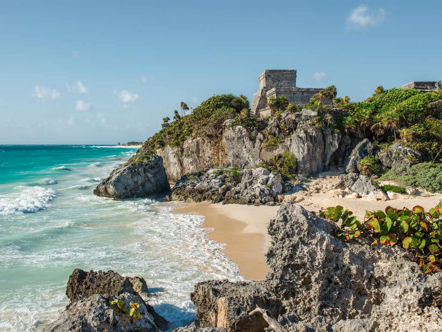 Yucatan: Maya-Ruinen am Meer