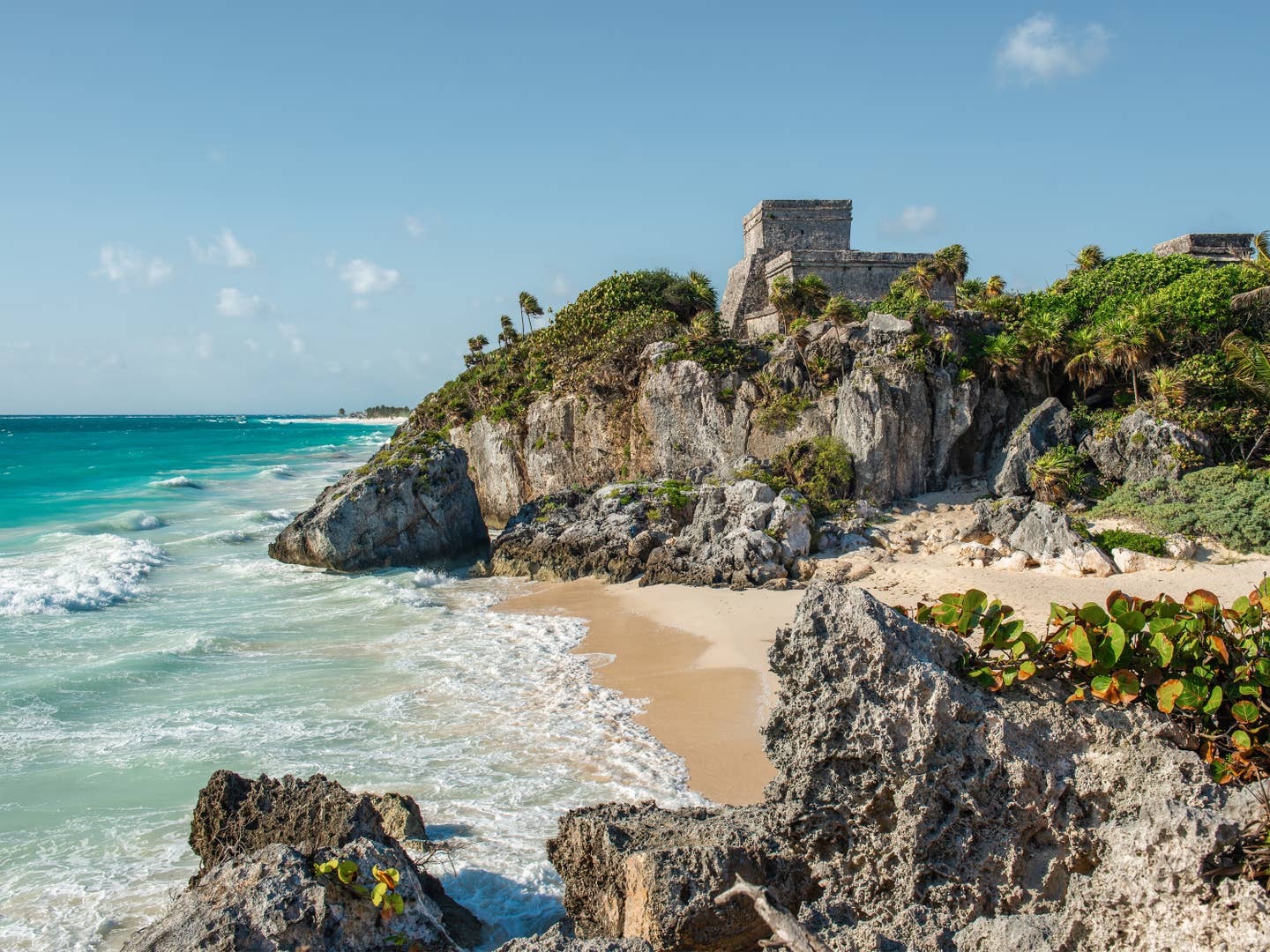 Tulum Urlaub: Tempel am Meer