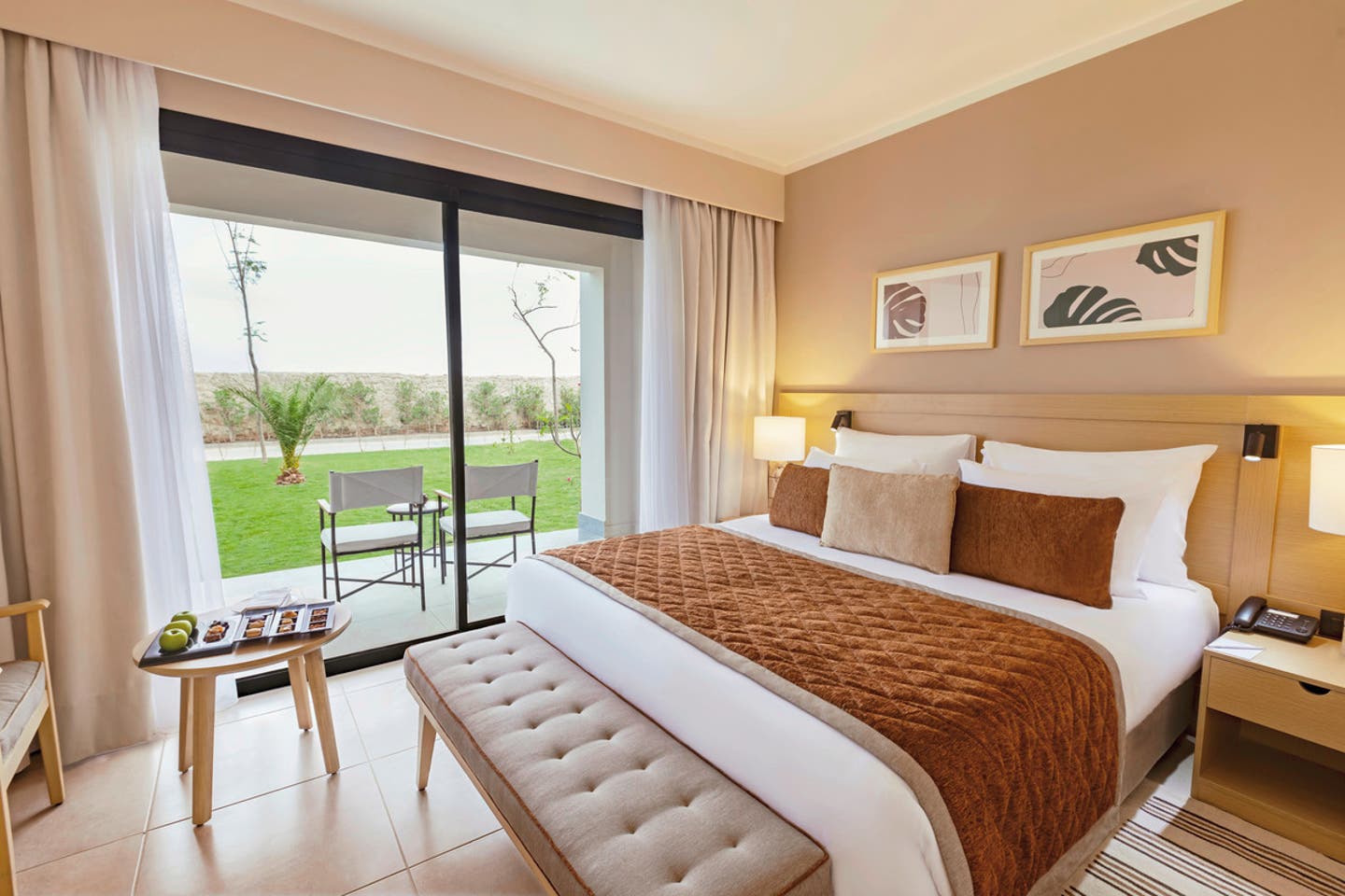 Wohnbeispiel Doppelzimmer Deluxe Gartenblick