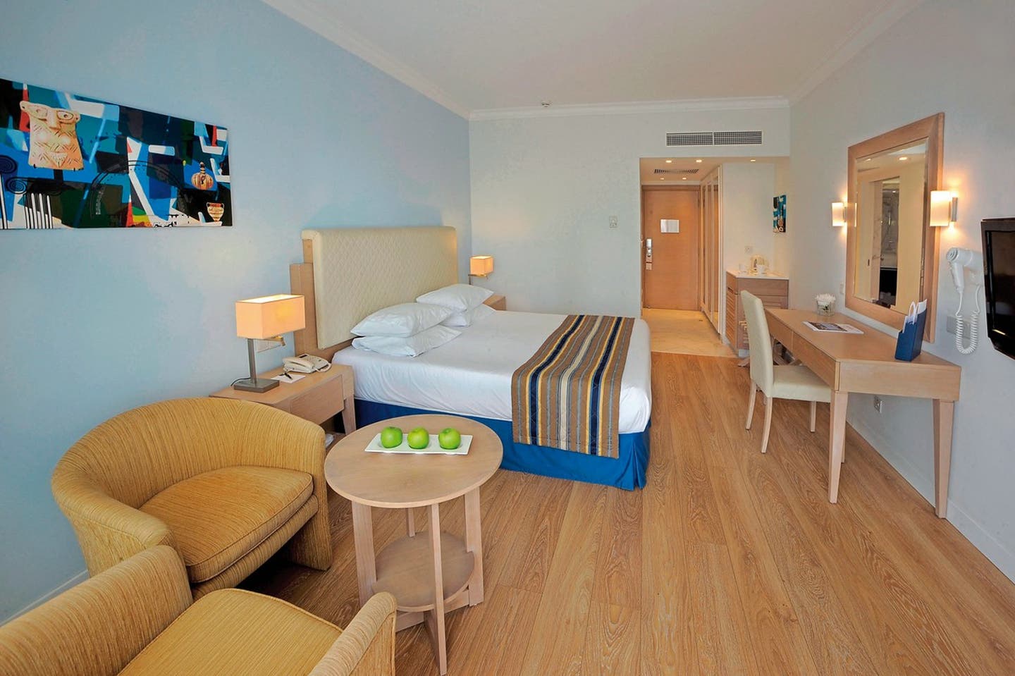 Wohnbeispiel Doppelzimmer Deluxe seitl. Meerblick