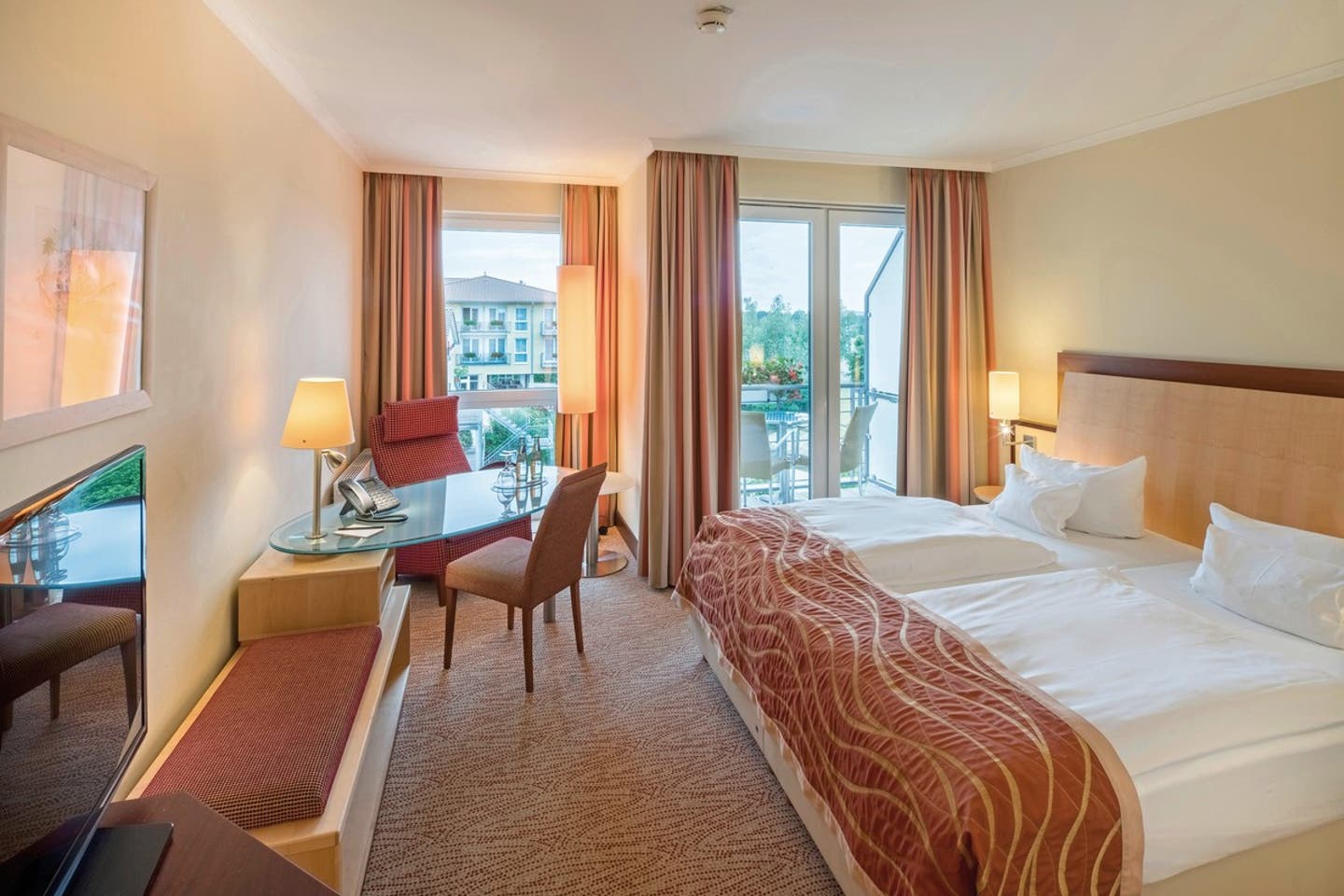 Wohnbeispiel Doppelzimmer Deluxe Loggia