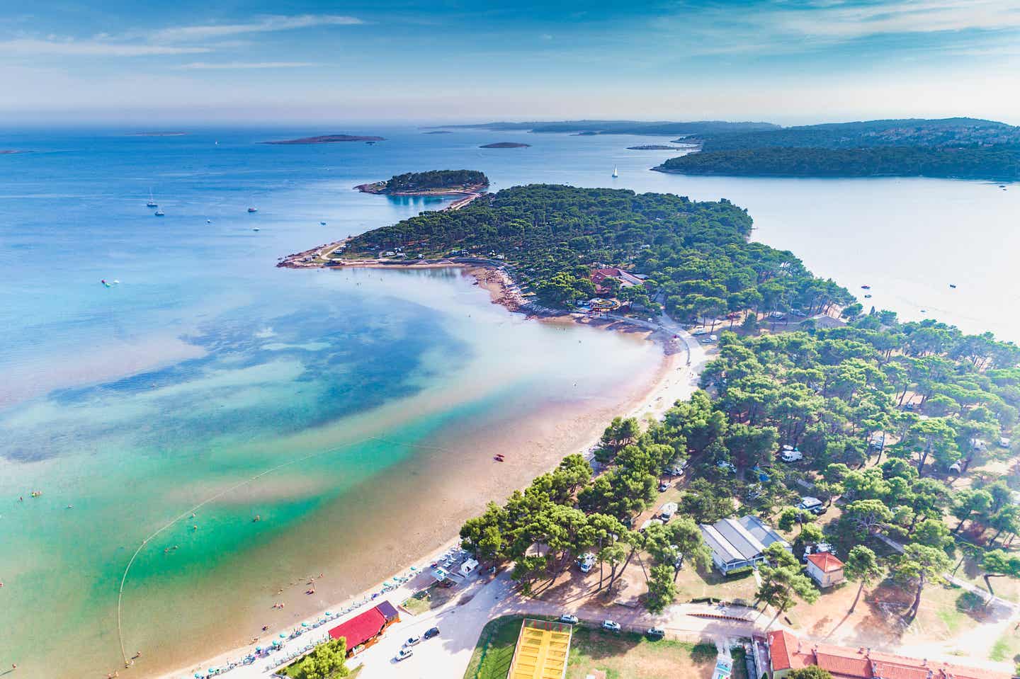 Schönste Strände Kroatien Bucht von Medula, Istrien