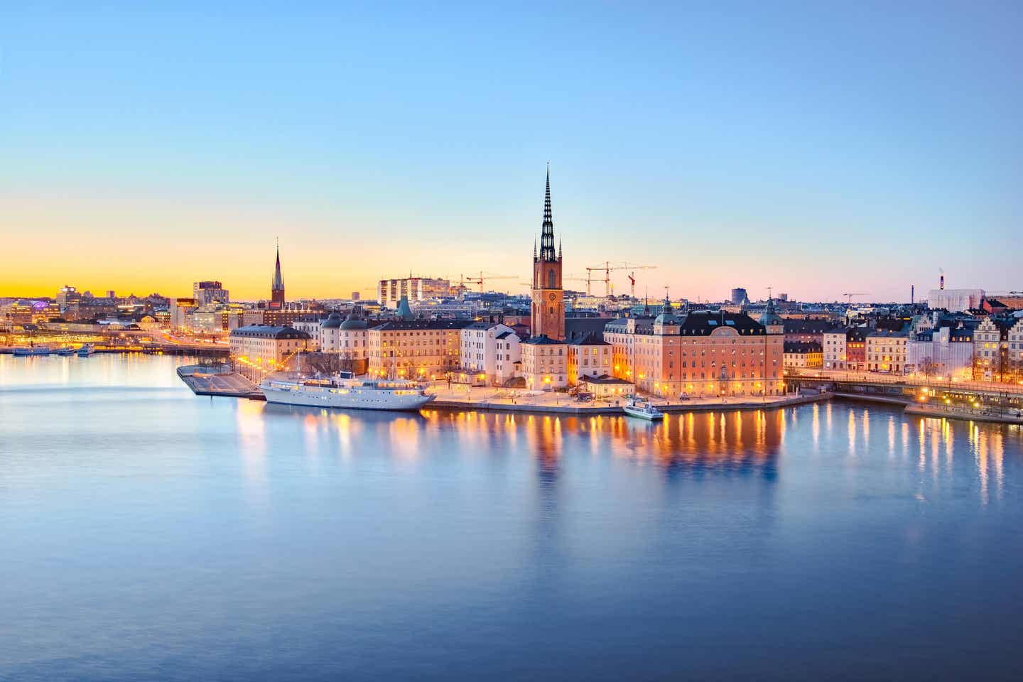 Stockholm vom Wasser aus