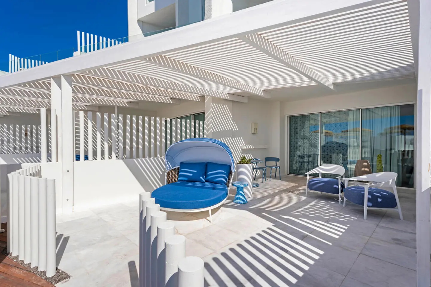 Wohnbeispiel Doppelzimmer Terrasse