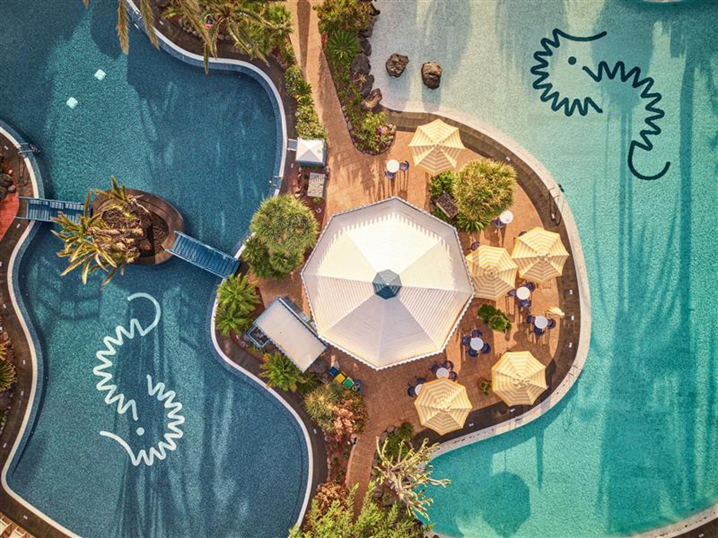 Spanien Lanzarote Pool Seaside