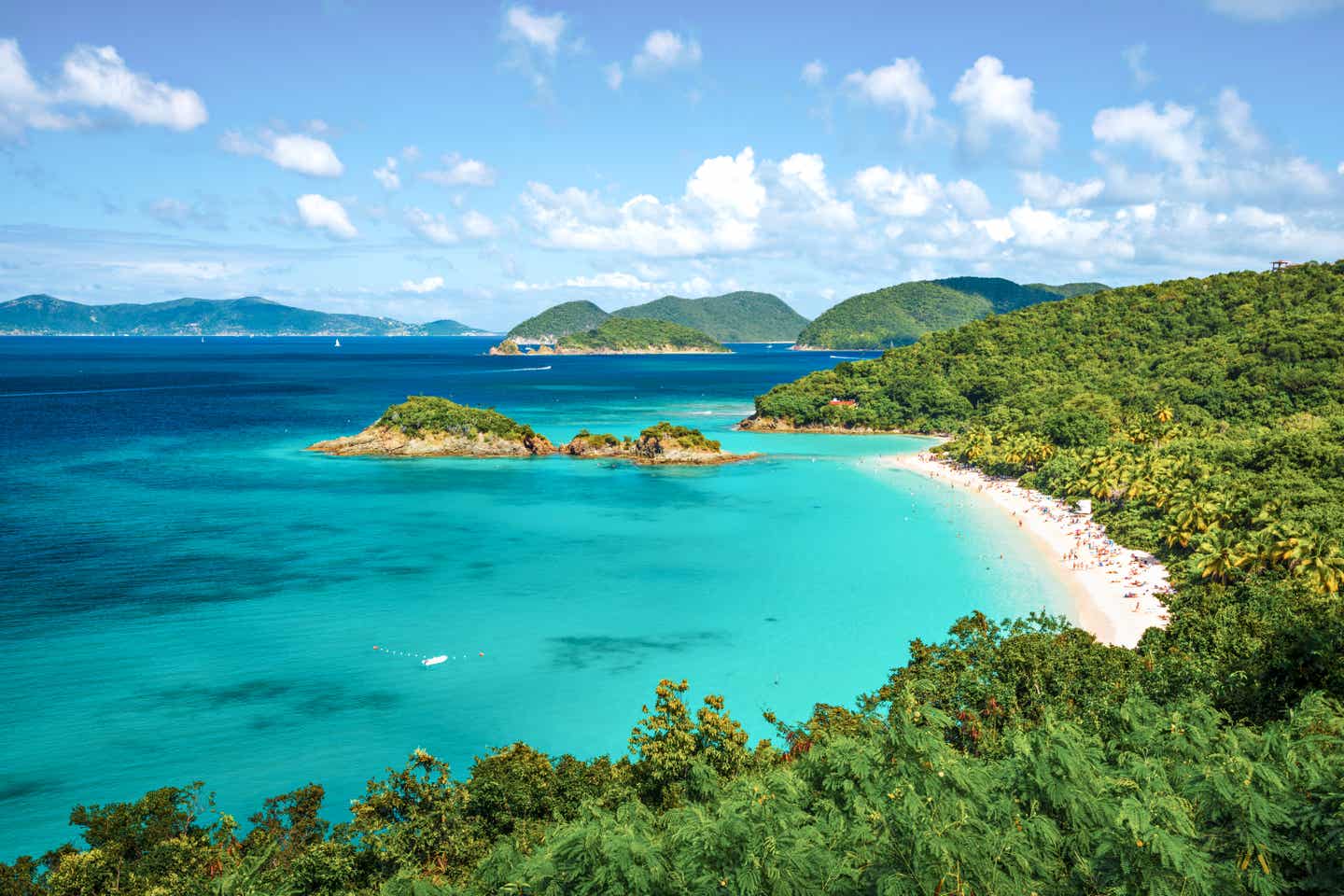 Urlaub in der Karibik - St. John Trunk Bay Strand