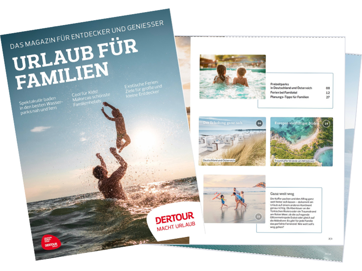 Themenwelt-Magazin Familienurlaub