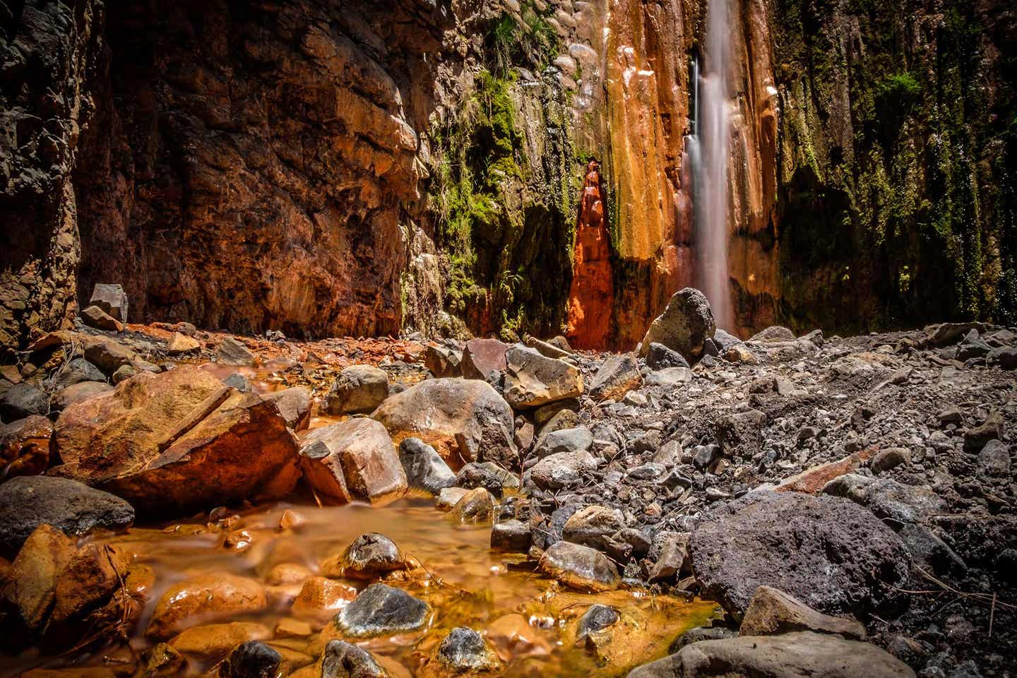 La Palma Caldera de Taburiente Cascada de los Colores