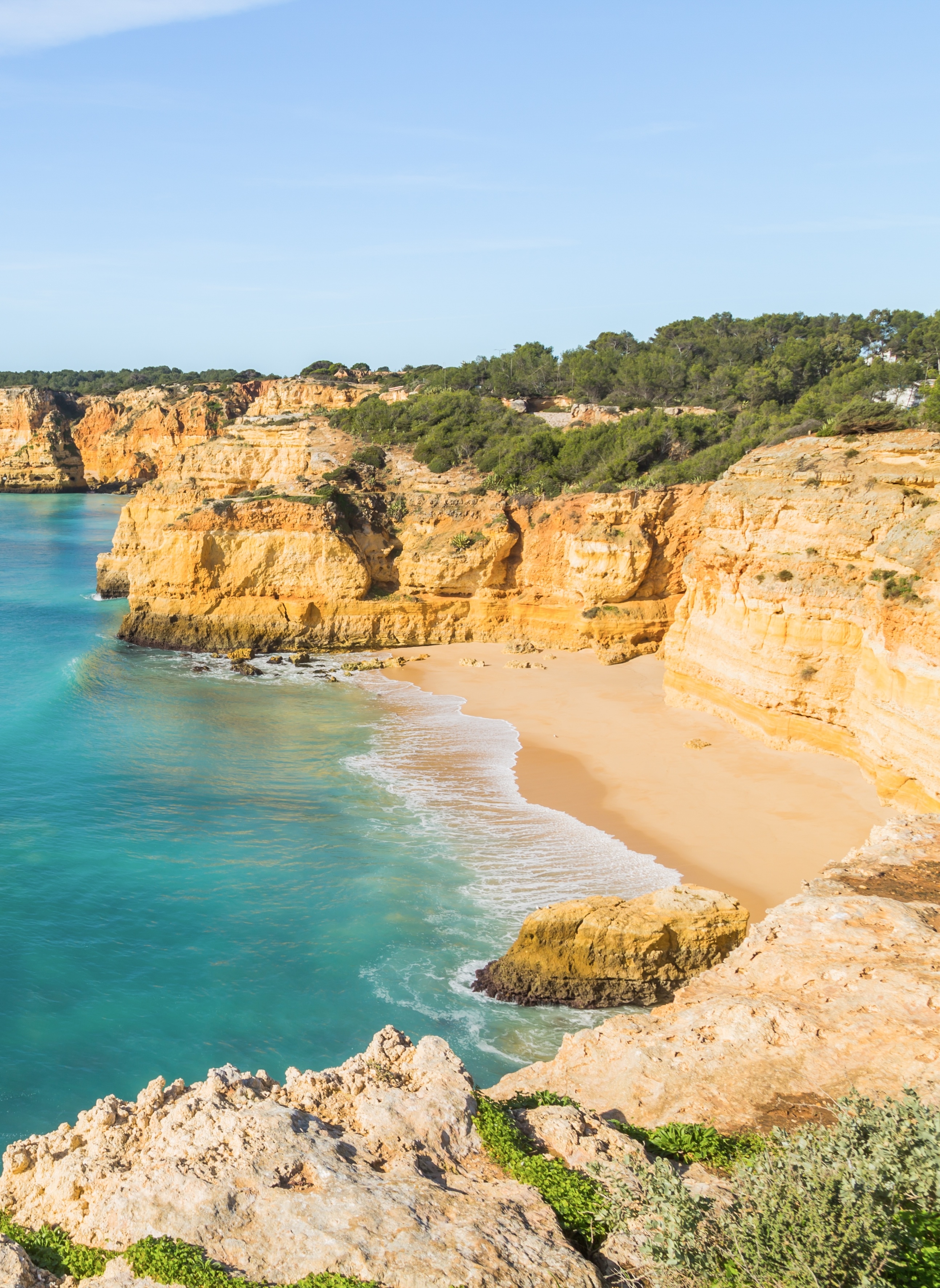 Bucht an der Algarve, Portugal