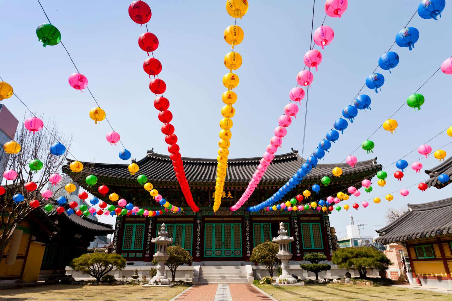 Laternenfest zum Geburtstag Buddhas