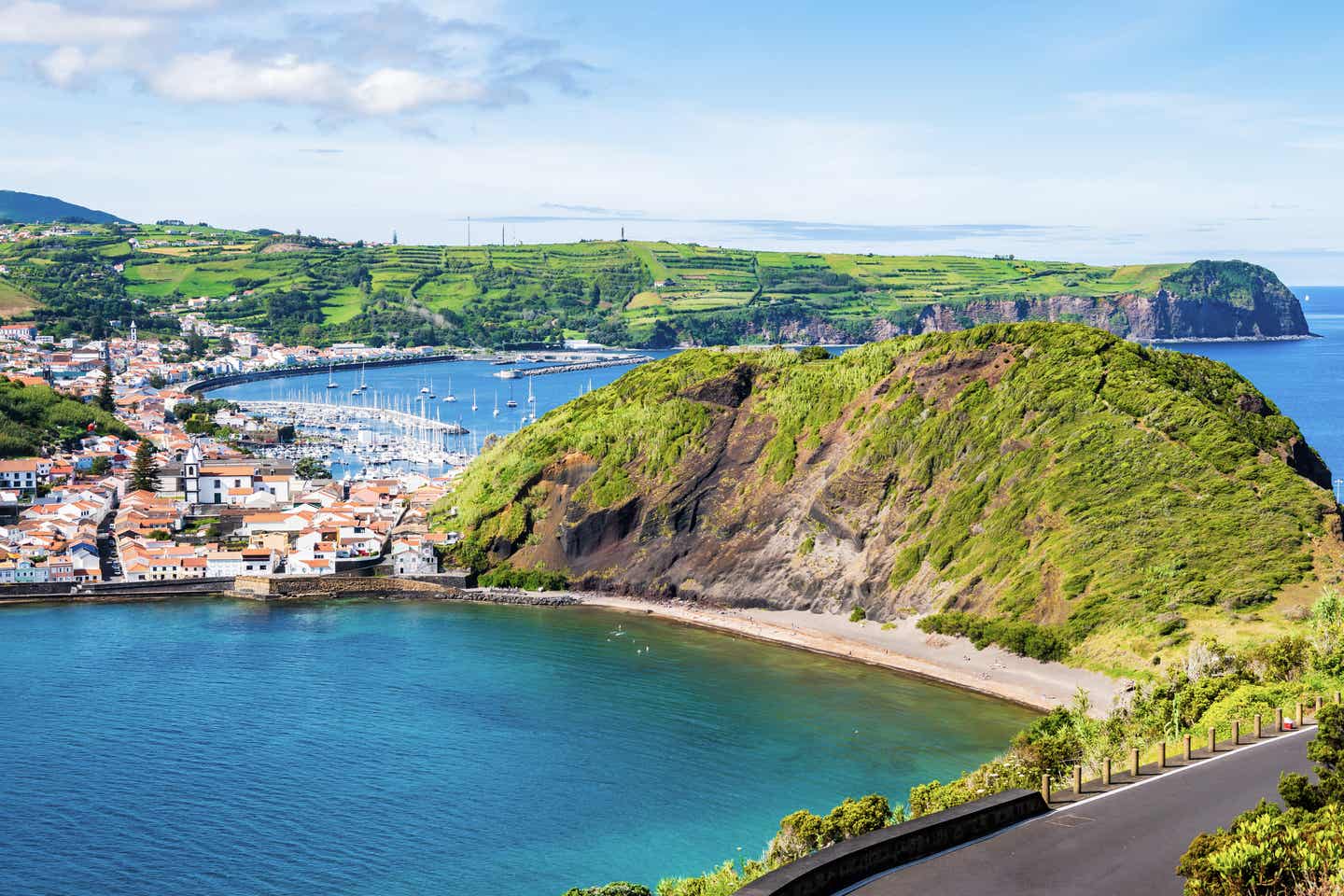 Azoren Strände: Praia do Porto Pim auf Faial