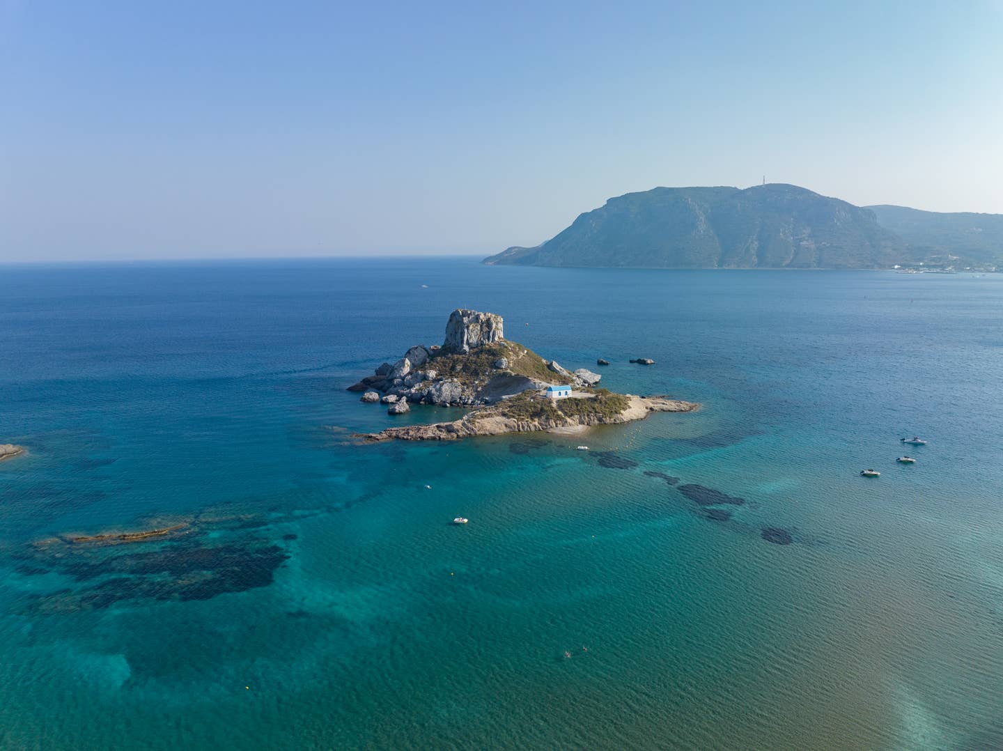 Kos – Aussicht auf kleine Insel