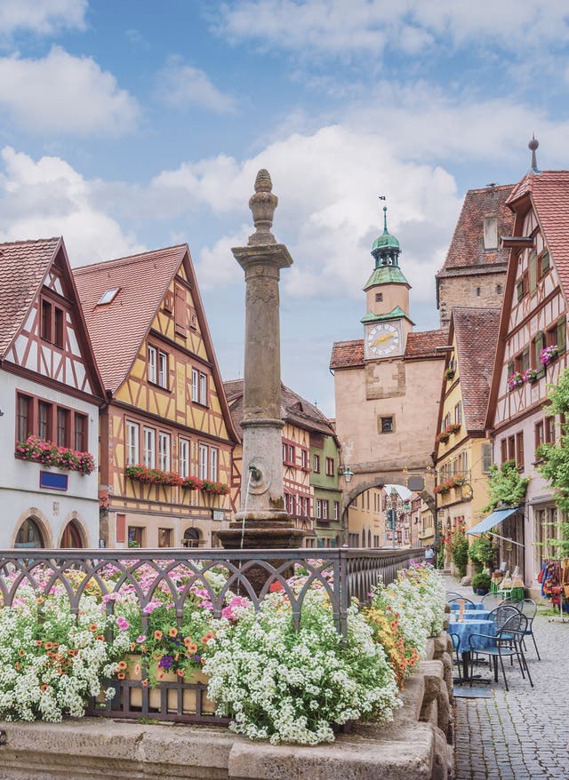 Schönste Städte Deutschlands Rothenburg ob der Tauber Häuser