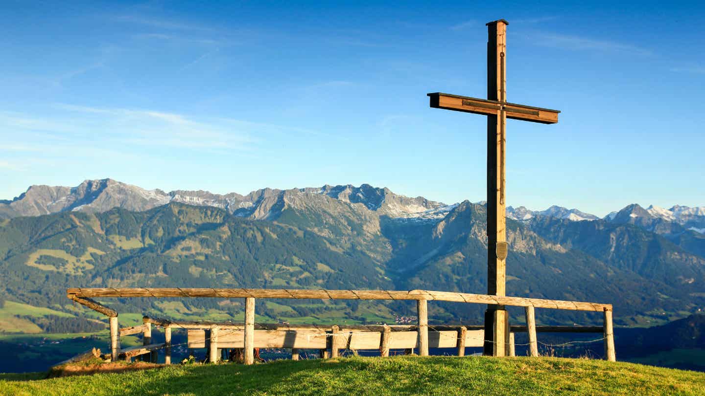 Gipfelkreuz im Allgäu