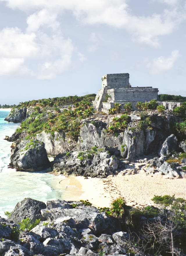 Last Minute nach Mexiko Maya Ruinen am Strand von Tulum, Mexiko