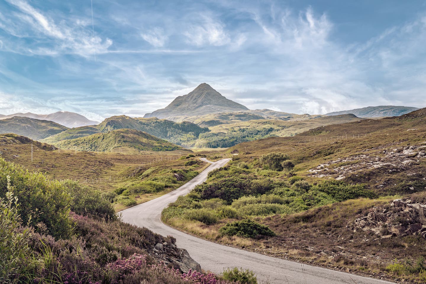 Urlaub in Schottland: Weg zum Ben-Stack-Berg