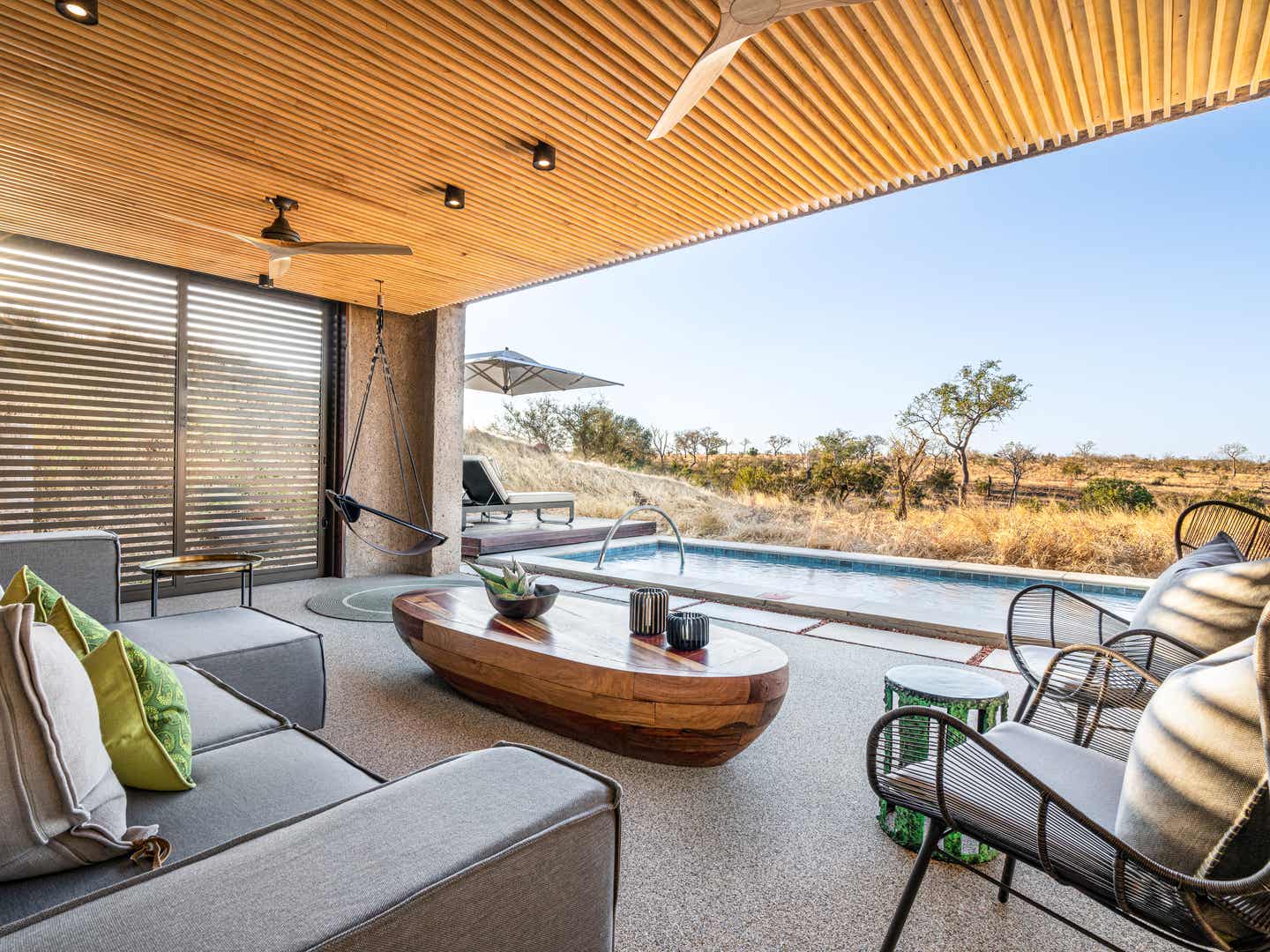 Wohnen in der Natur des private Game Reserve Südafrika Lodge Amakhala 