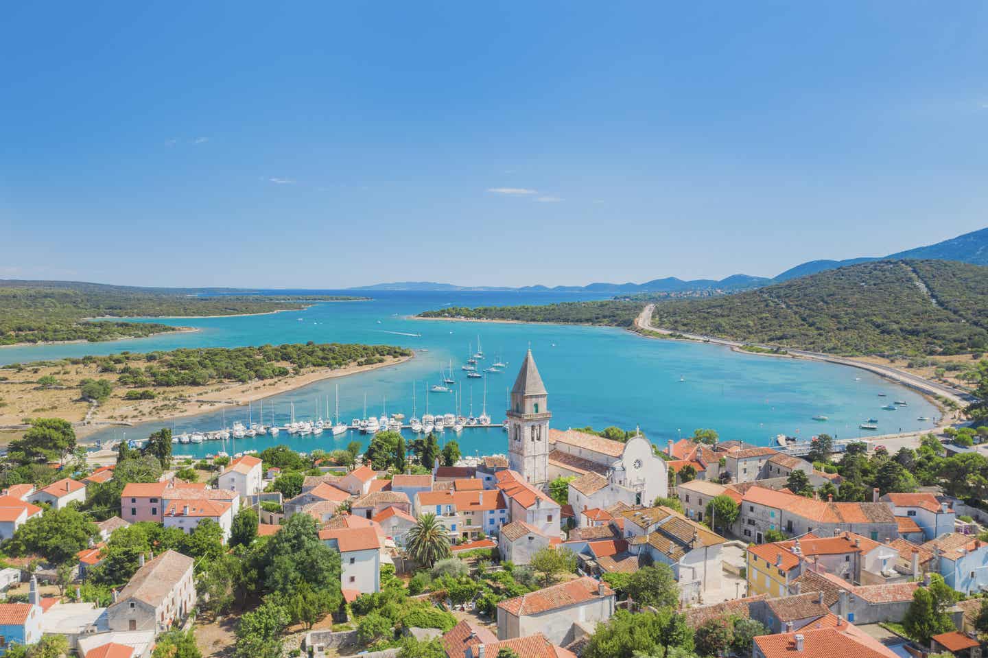 Kroatien Urlaub - Blick auf Osor