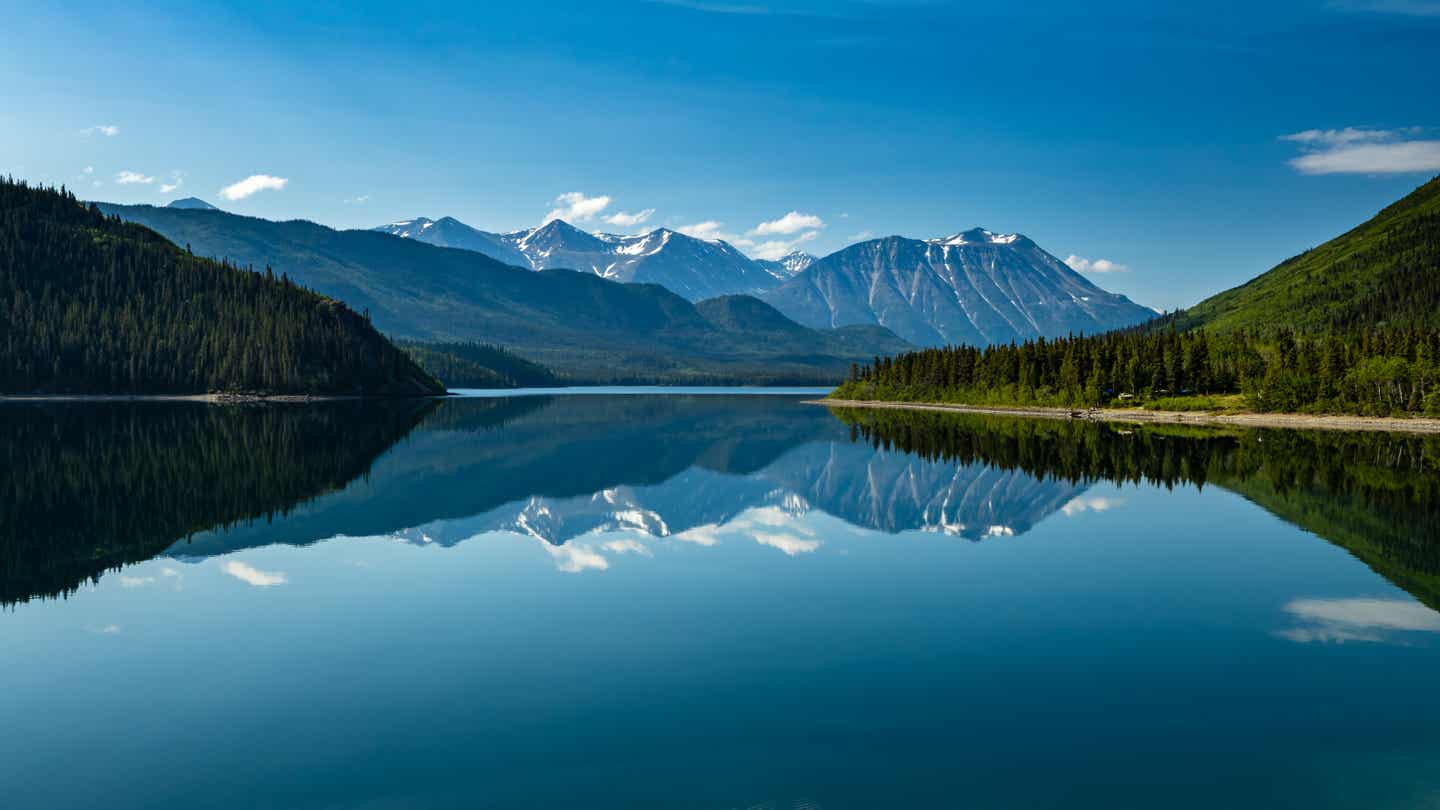 Berglandschaft zwischen Cacross und Skagway