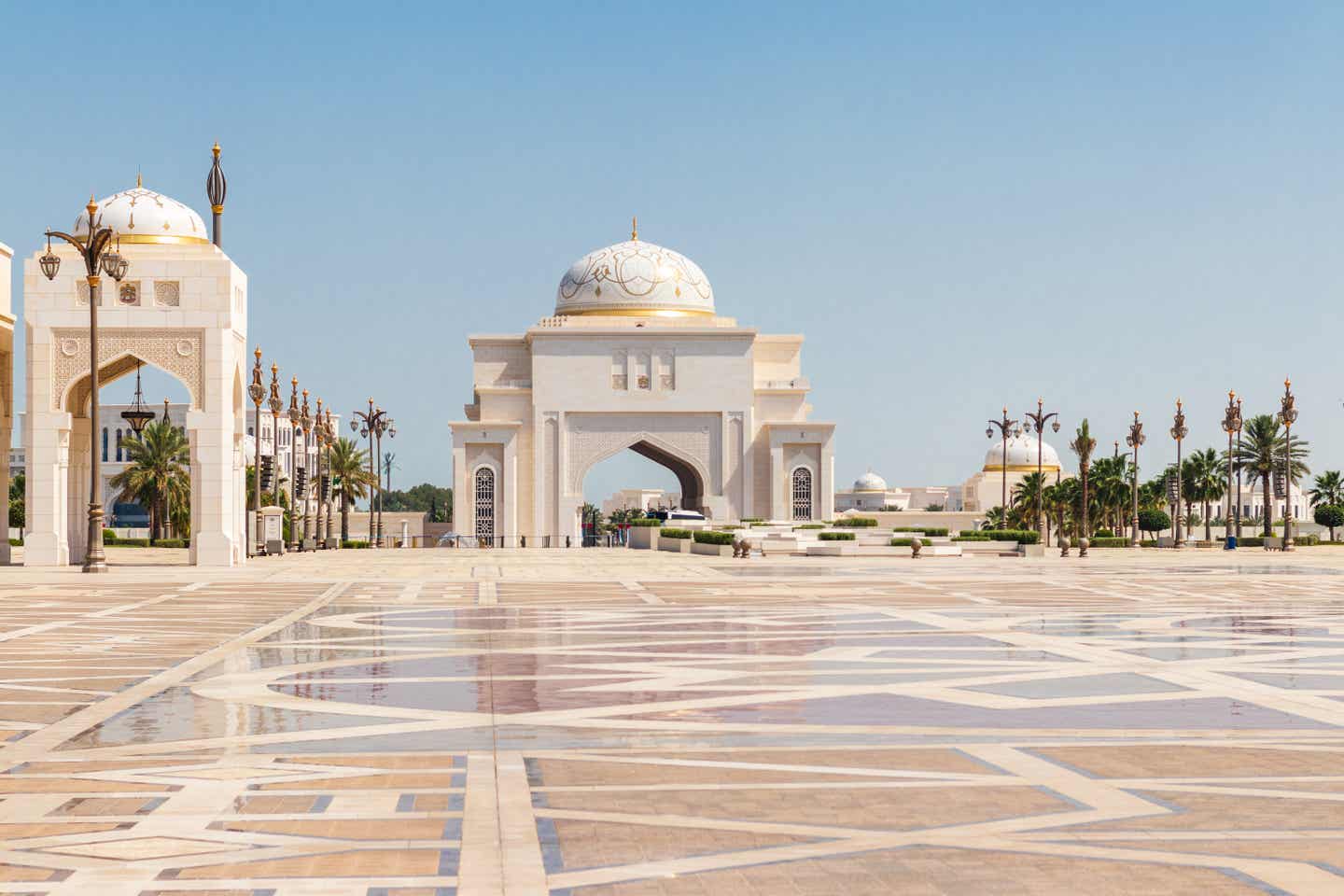 Urlaub in Abu Dhabi – der Präsidentenpalast Qasr Al Watan